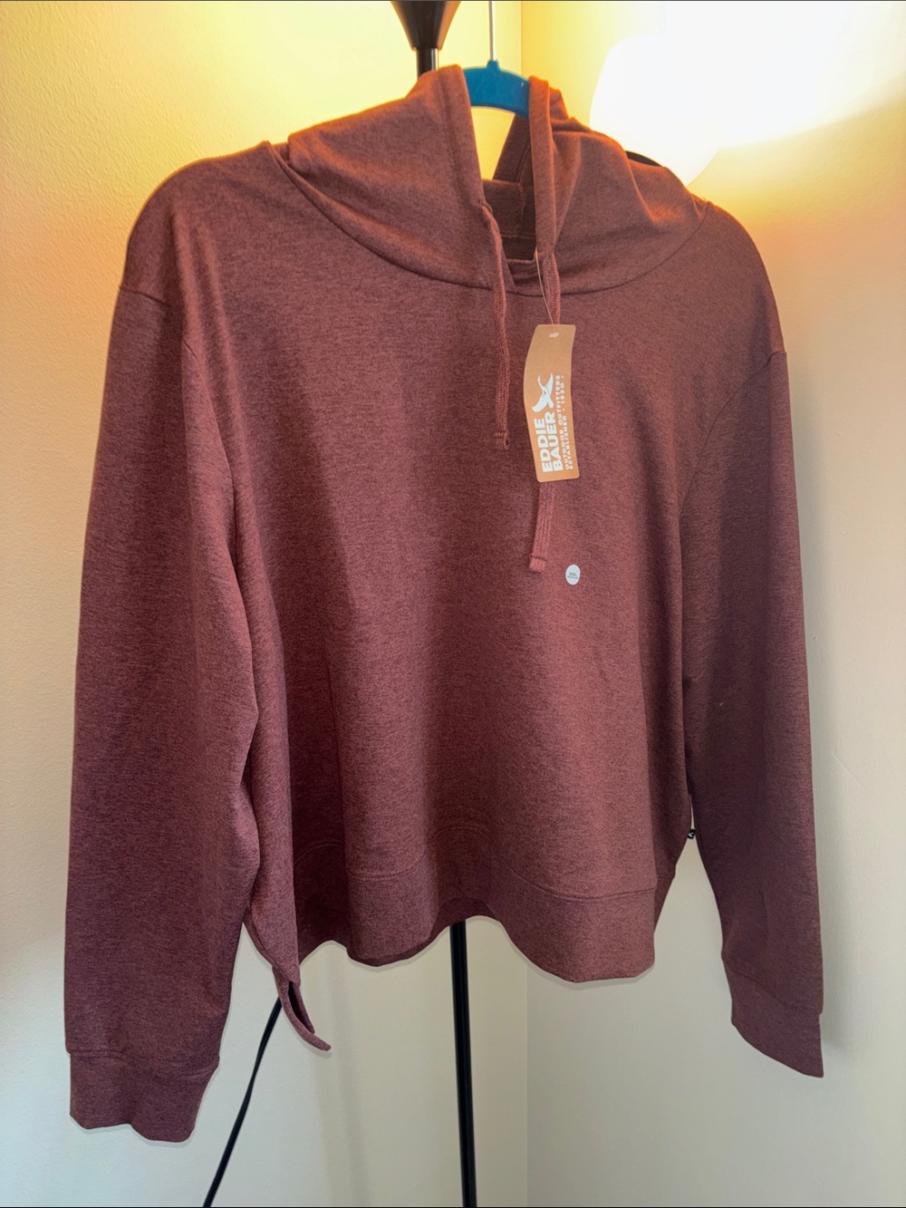 Eddie Bauer Women’s Cropped Train Ascent Hoodie Concord